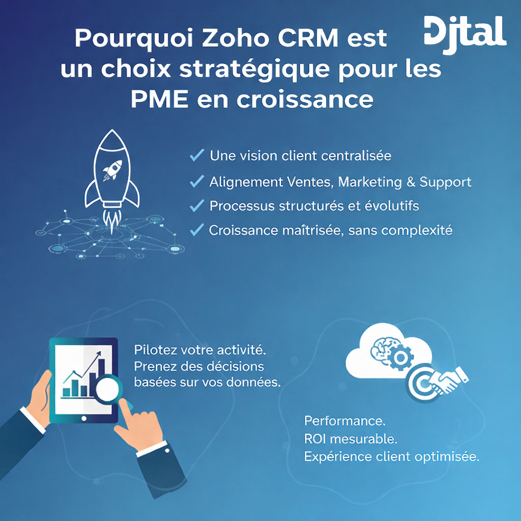 Pourquoi Zoho CRM est un choix stratégique pour les PME en croissance