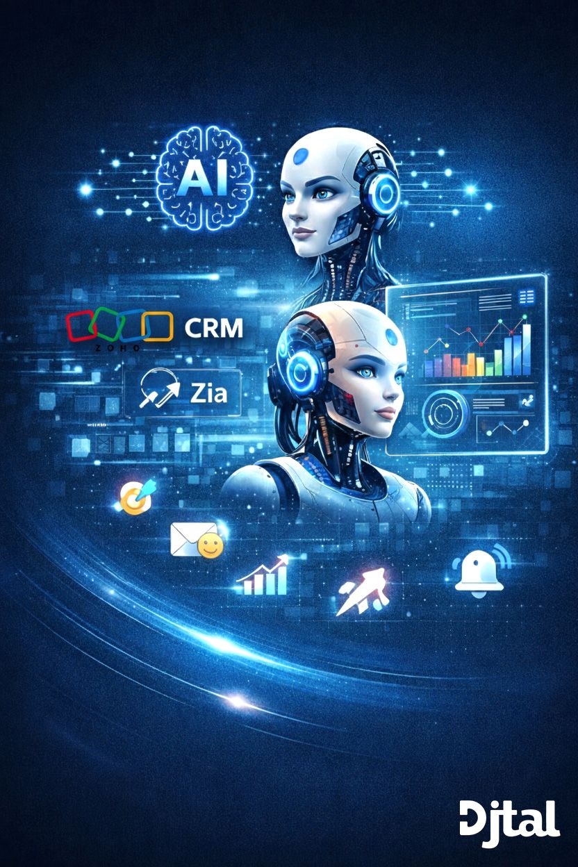 Contribution de l’IA dans l’automatisation du CRM Zoho